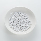 BD00105-01-silver-letter-white-opaque-coin-alphabet-beads-single-v-4×7mm